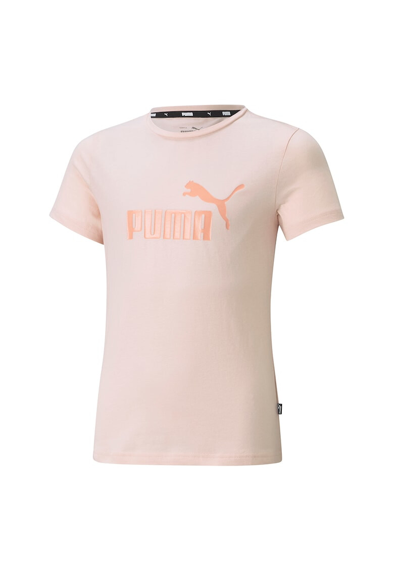 Puma Тениска Essentials с овално деколте и лого - Pepit.bg