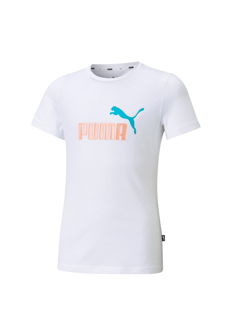 Puma Тениска Essentials с овално деколте и лого - Pepit.bg