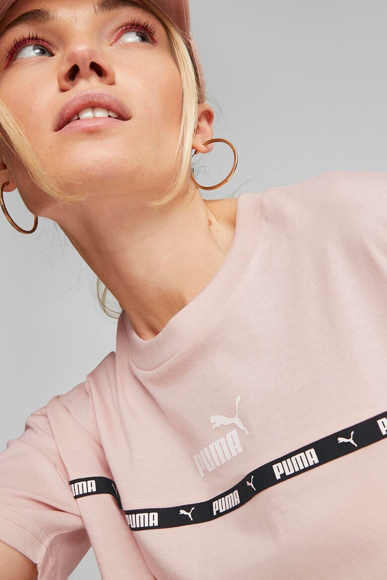 Puma Тениска Power Tape с лого - Pepit.bg