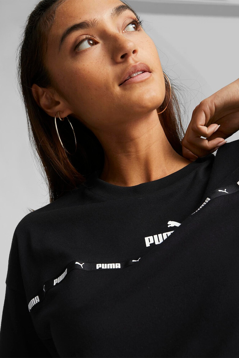 Puma Тениска Power Tape с лого - Pepit.bg