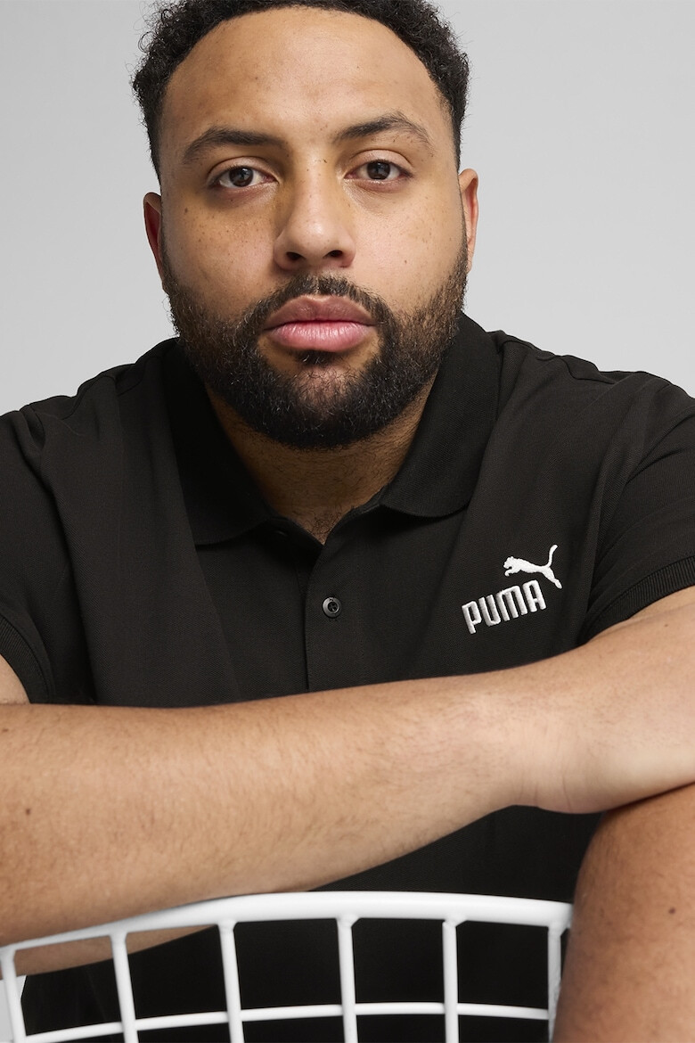 Puma Тениска с яка и бродирано лого - Pepit.bg