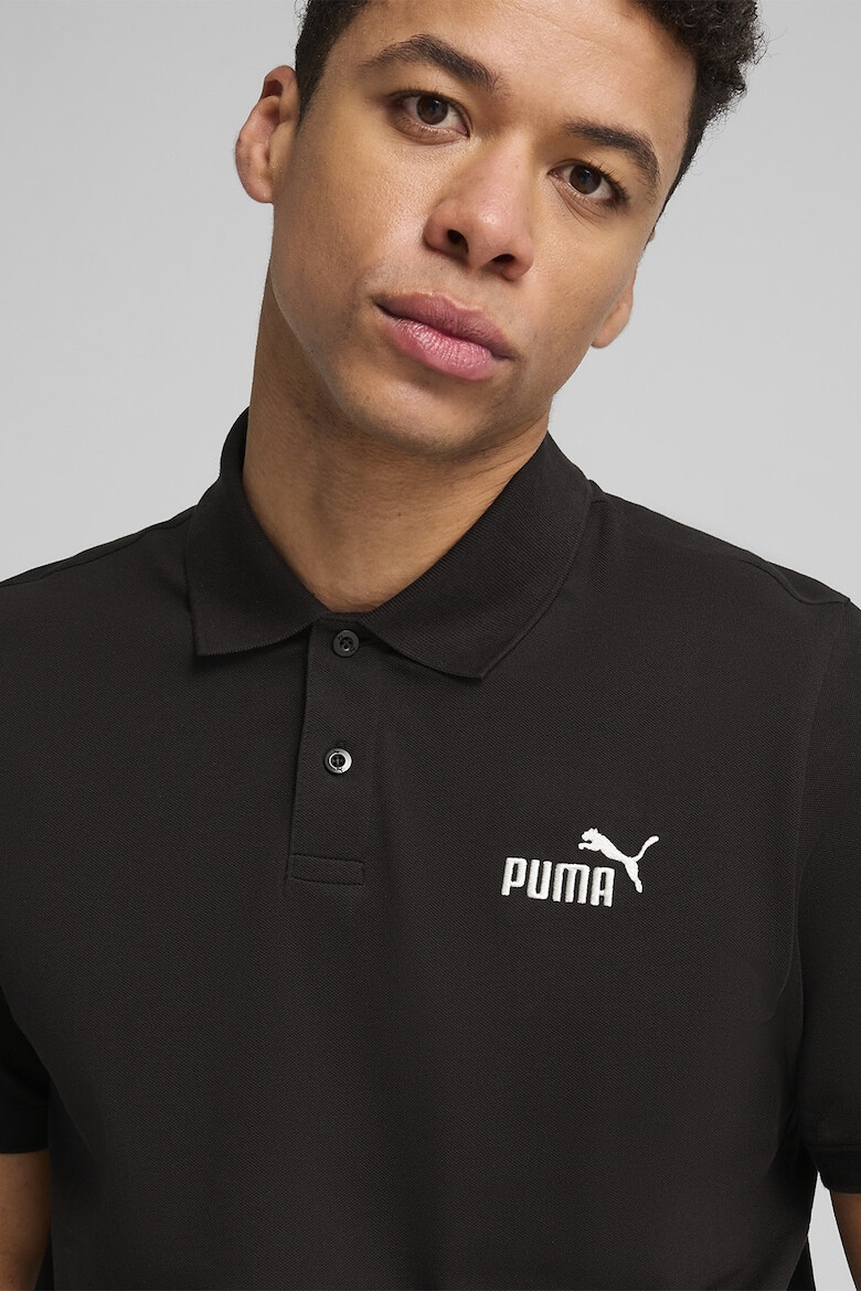 Puma Тениска с яка и бродирано лого - Pepit.bg