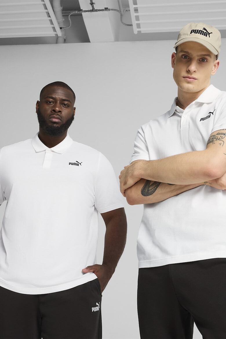 Puma Тениска с яка и бродирано лого - Pepit.bg