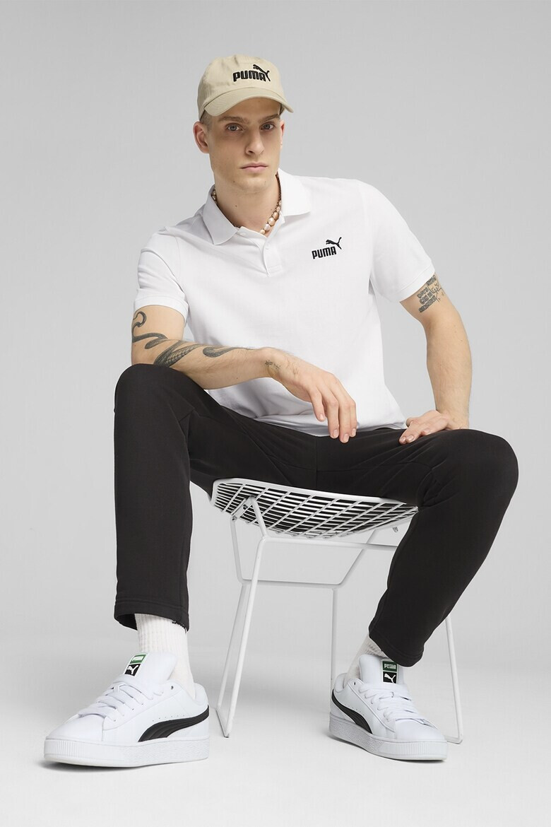 Puma Тениска с яка и бродирано лого - Pepit.bg