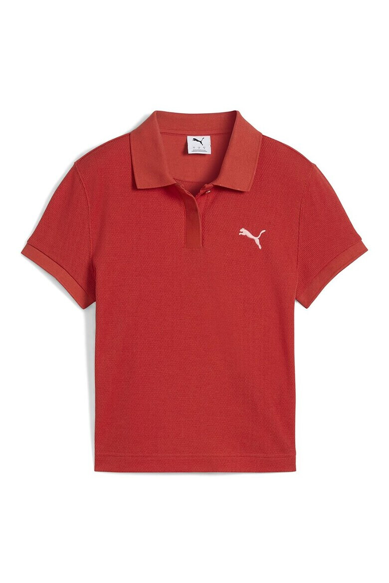 Puma Тениска с яка и лого - Pepit.bg