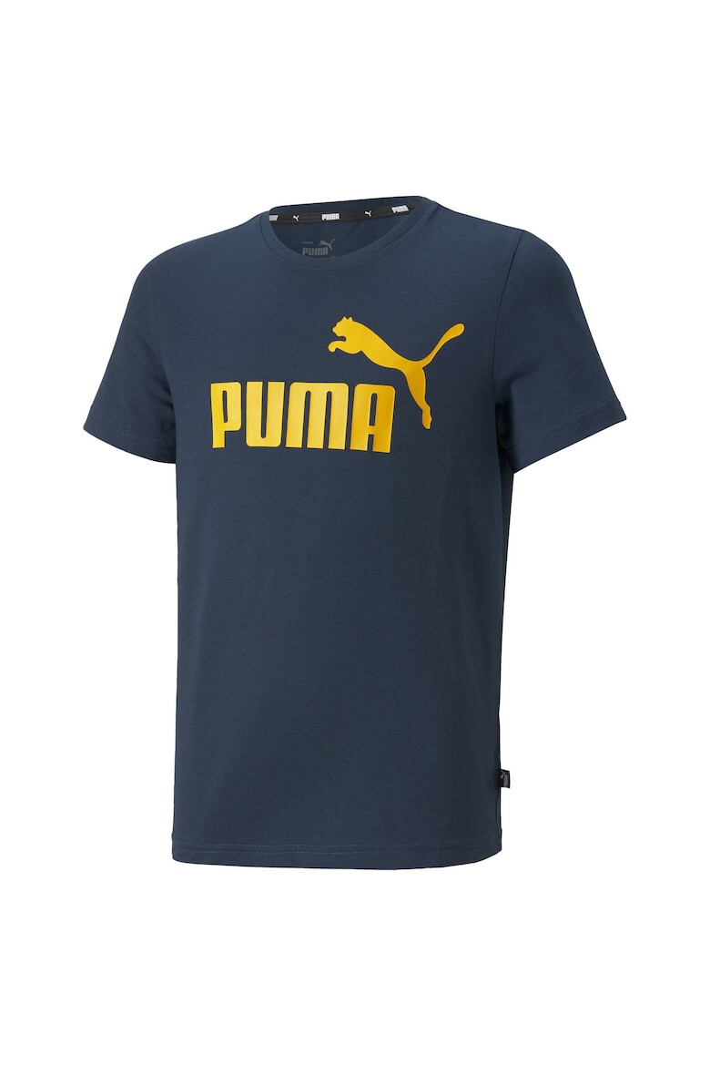 Puma Тениска с лого и овално деколте - Pepit.bg