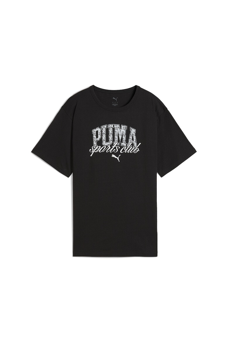 Puma Тениска с лого и овално деколте - Pepit.bg
