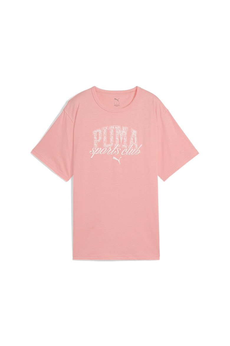 Puma Тениска с лого и овално деколте - Pepit.bg