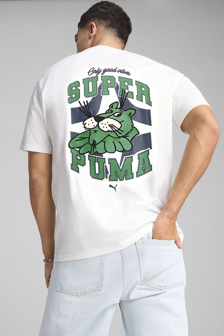 Puma Тениска с лого на гърба - Pepit.bg