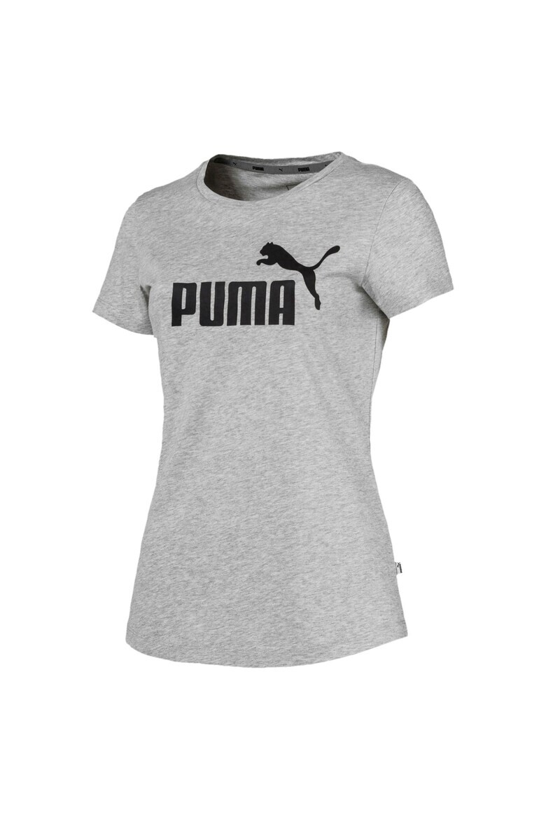 Puma Тениска с овално деколте и лого - Pepit.bg