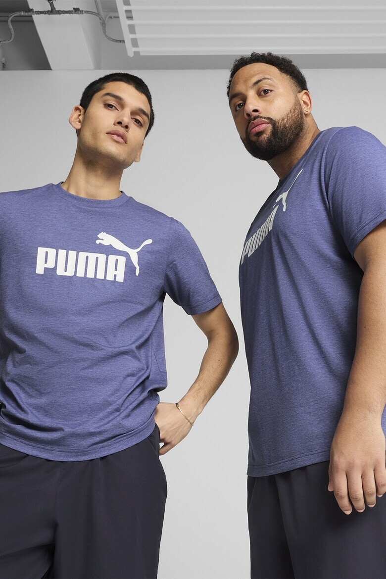 Puma Тениска с овално деколте и лого - Pepit.bg