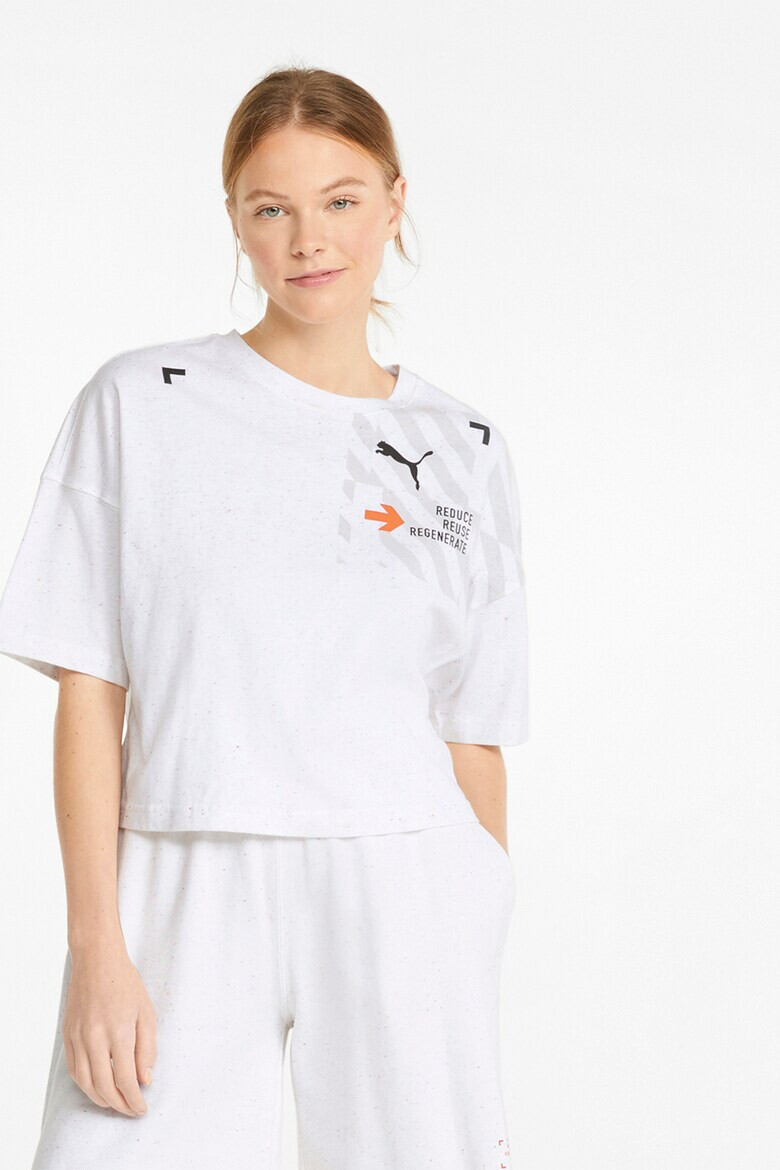 Puma Тениска с паднали ръкави - Pepit.bg