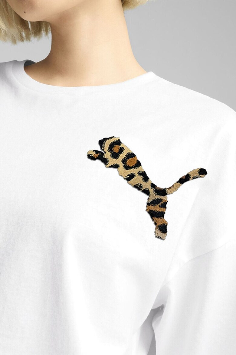 Puma Уголемена къса тениска Leo Luxe - Pepit.bg