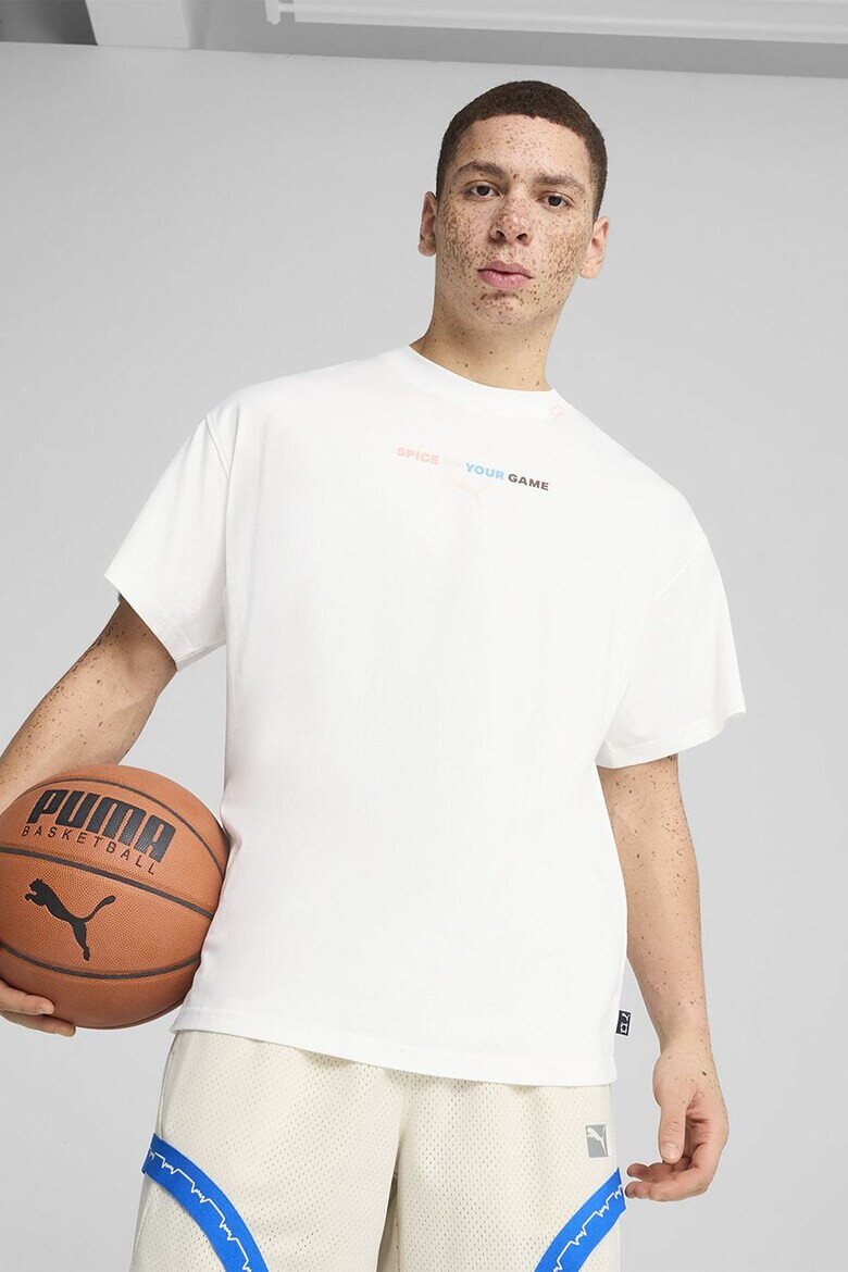 Puma Уголемена тениска с принт - Pepit.bg