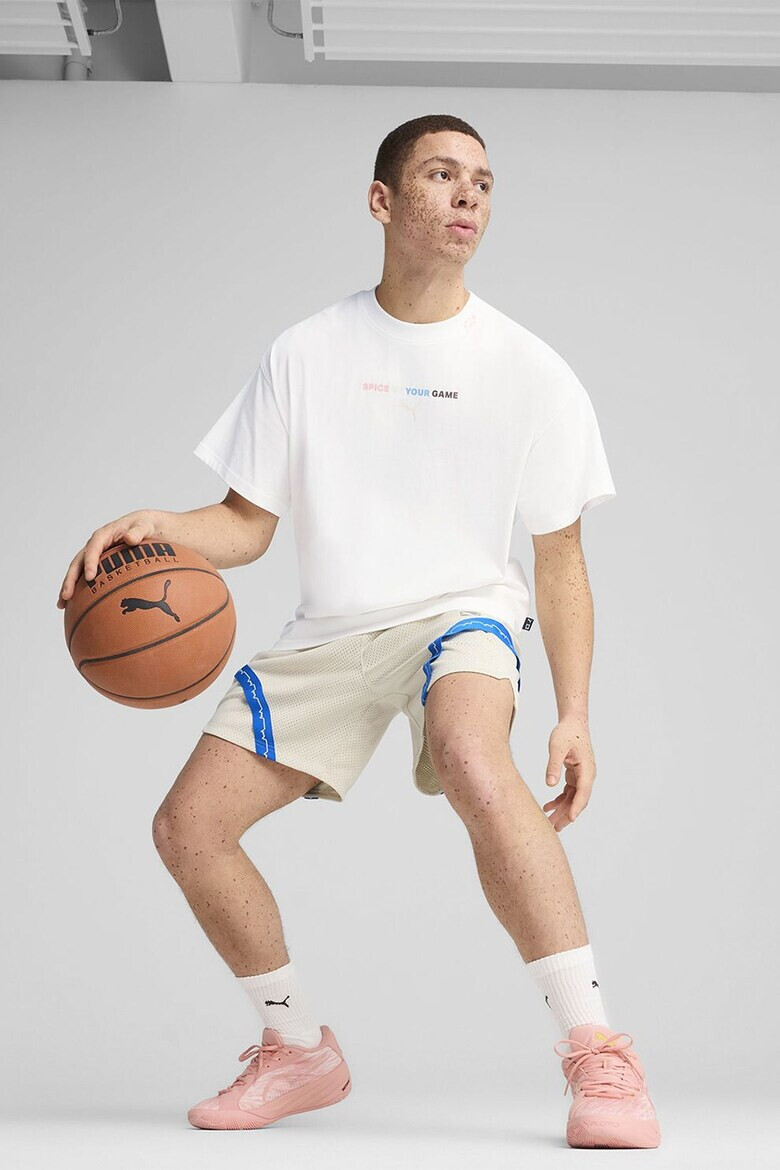 Puma Уголемена тениска с принт - Pepit.bg