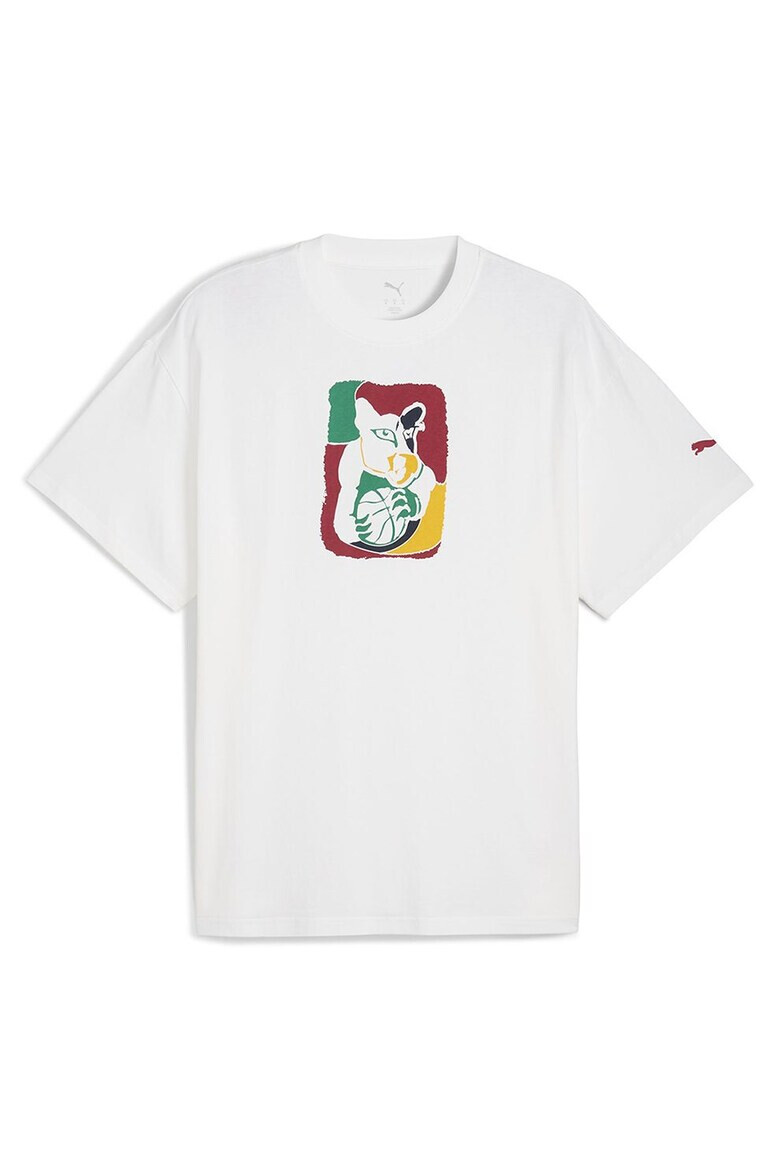 Puma Уголемена тениска с принт - Pepit.bg