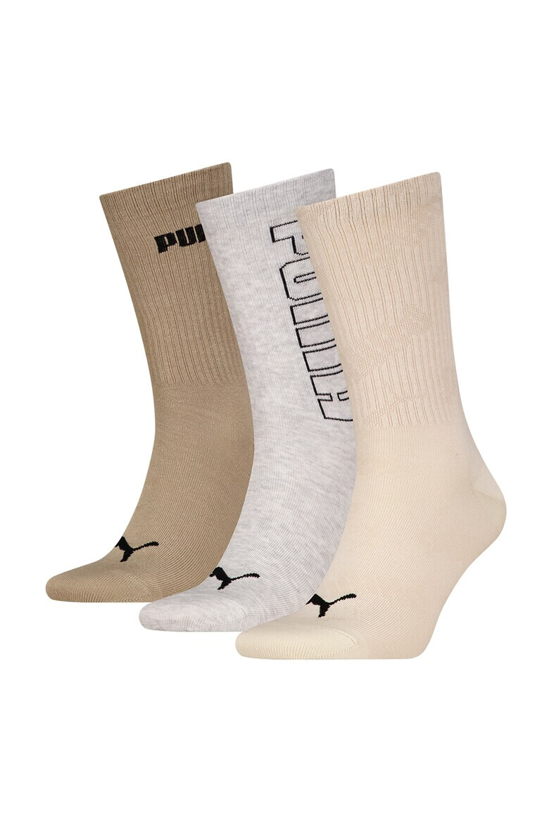 Puma Унисекс дълги чорапи 3 чифта - Pepit.bg