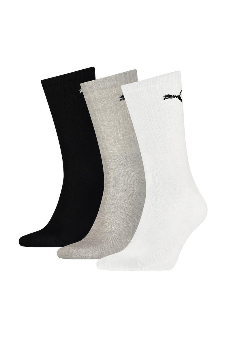 Puma Унисекс дълги чорапи с лога - 6 чифта - Pepit.bg