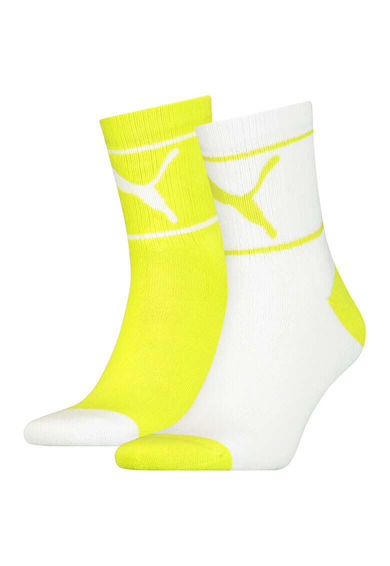 Puma Унисекс къси чорапи с лого - 2 чифта - Pepit.bg