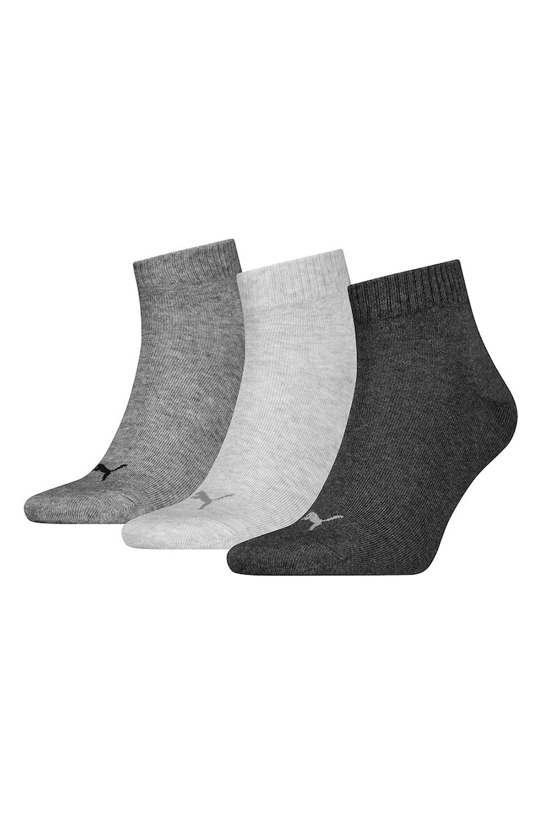Puma Унисекс къси чорапи с лого 3 чифта - Pepit.bg