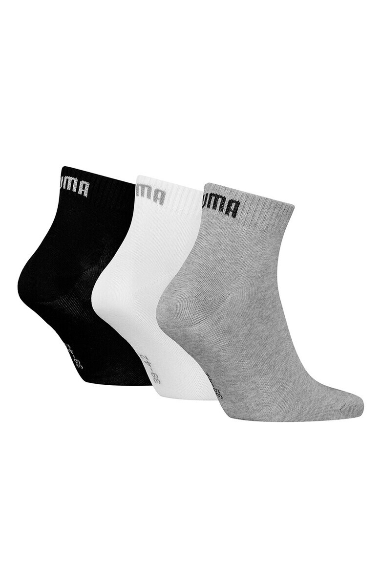 Puma Унисекс къси чорапи с лого 3 чифта - Pepit.bg