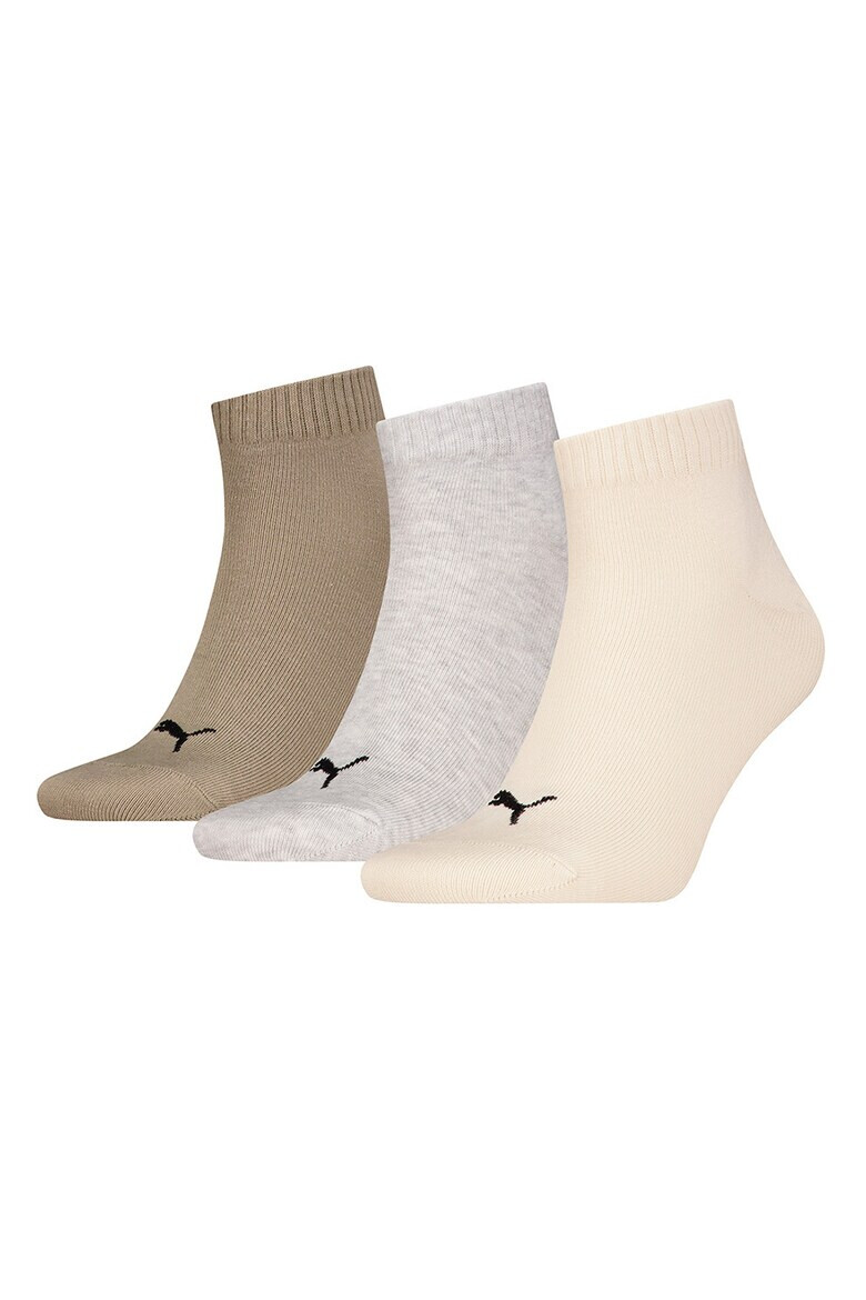 Puma Унисекс къси чорапи с лого 3 чифта - Pepit.bg