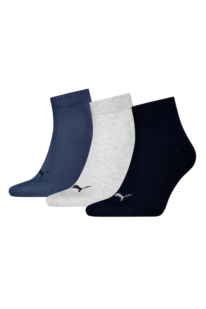 Puma Унисекс къси чорапи с лого 3 чифта - Pepit.bg