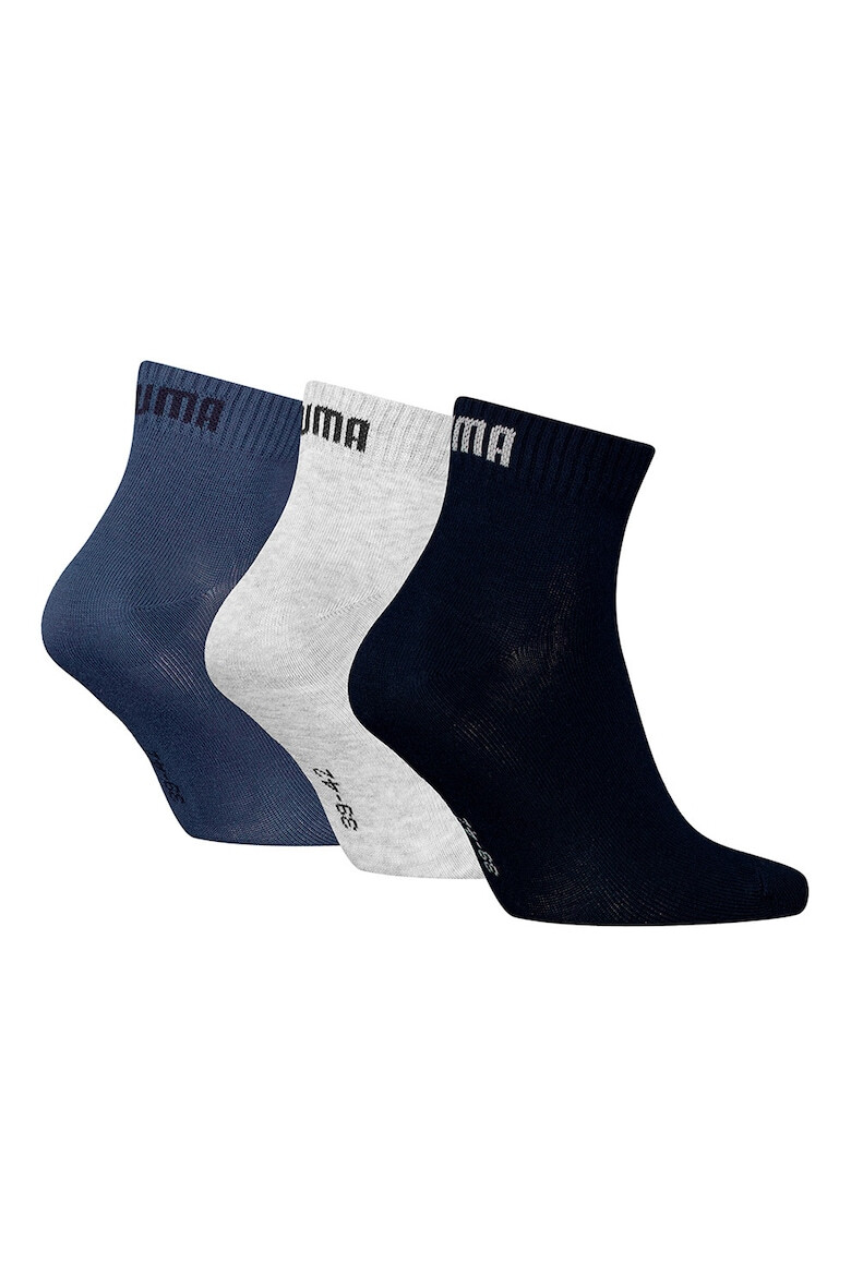 Puma Унисекс къси чорапи с лого 3 чифта - Pepit.bg