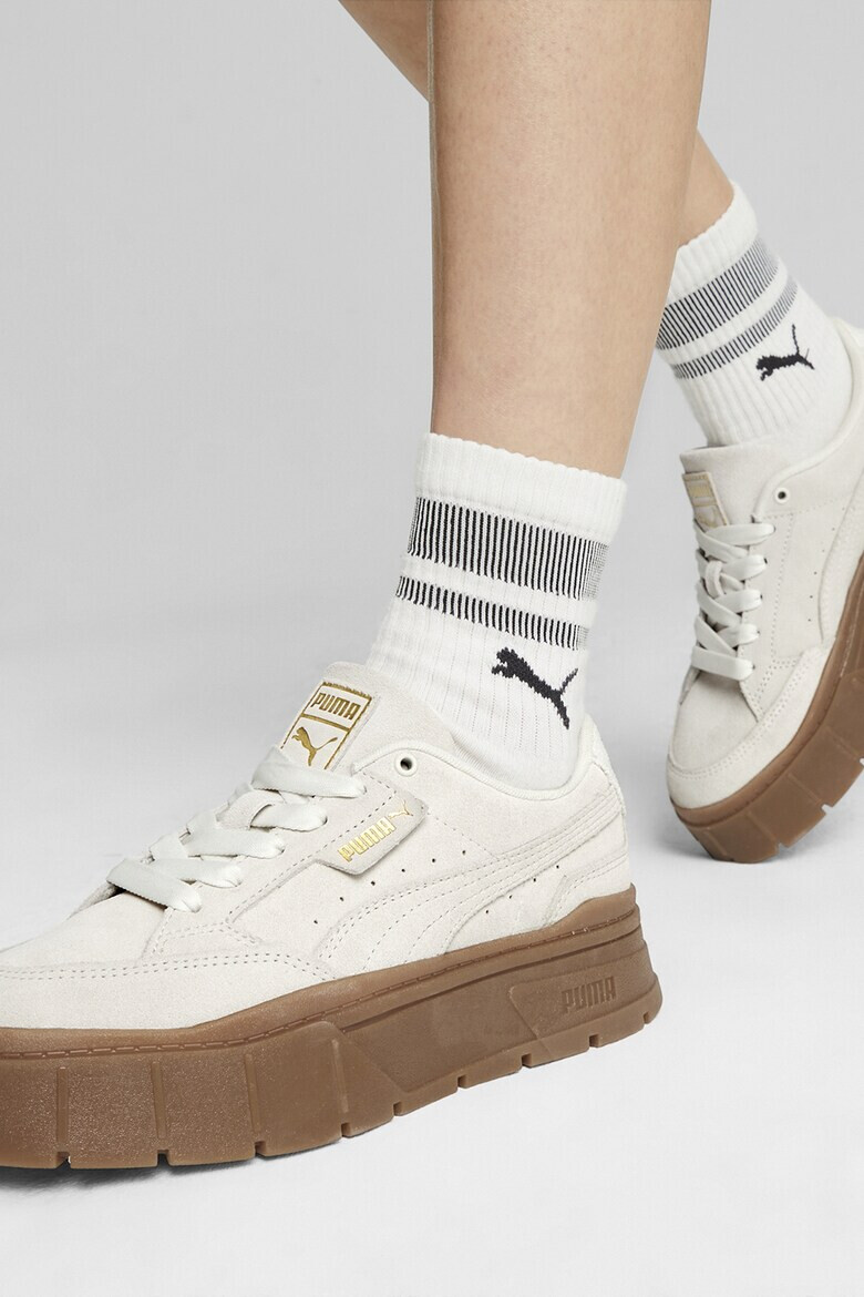 Puma Велурени спортни обувки Mayze Stack - Pepit.bg