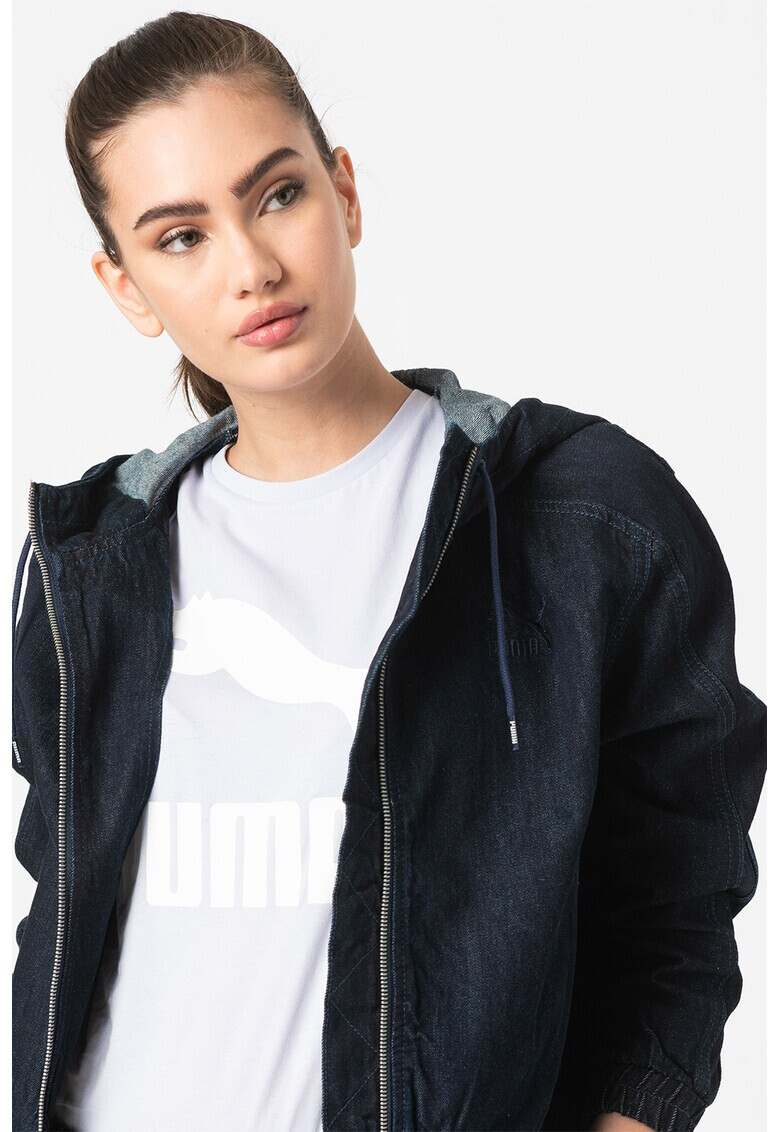Puma Яке от деним с качулка - Pepit.bg