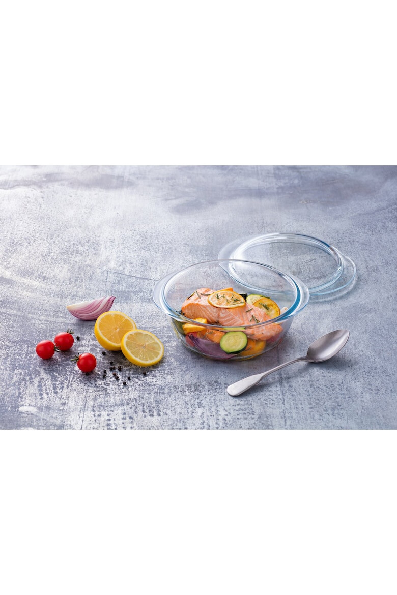 Pyrex Комплект 3 касероли с капак Essentials - Термоустойчиво стъкло 1.4 л - 2.1 л - 3 л - Pepit.bg