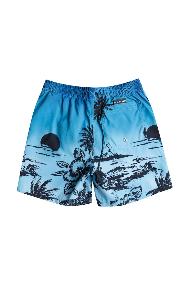 QUIKSILVER Къс панталон Paradise с щампа - Pepit.bg