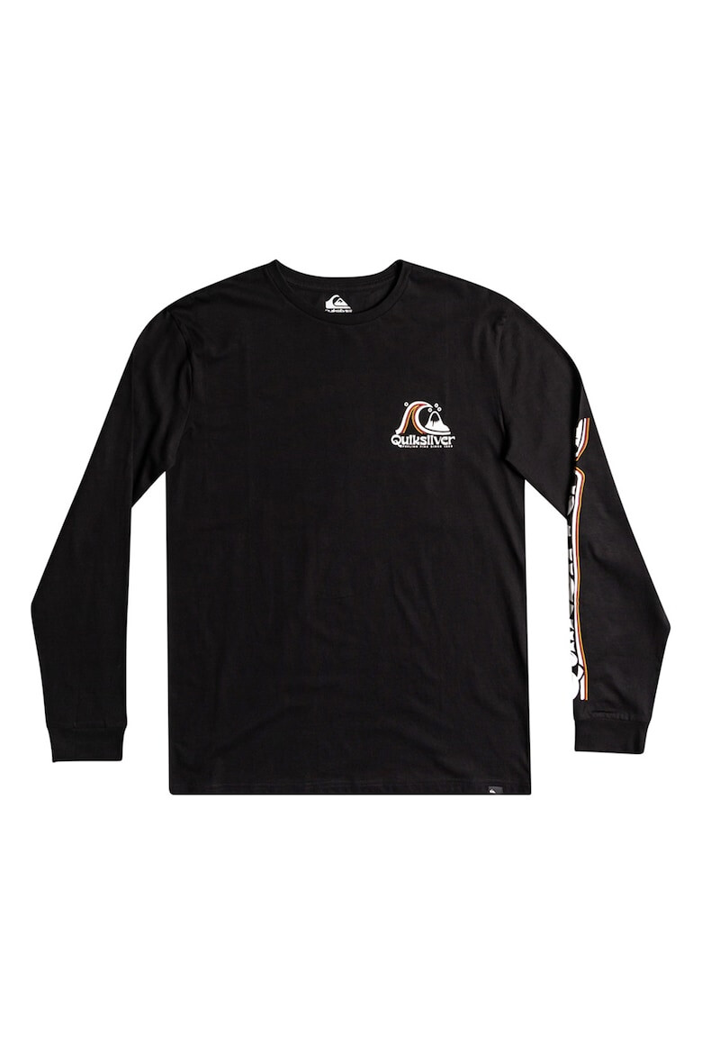 QUIKSILVER Памучна блуза Rolling Circle с лого - Pepit.bg