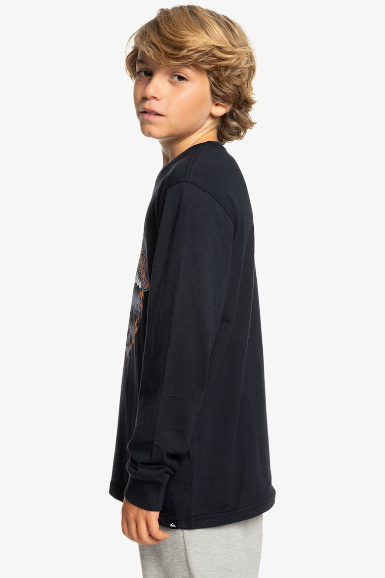 QUIKSILVER Памучна блуза с лого - Pepit.bg