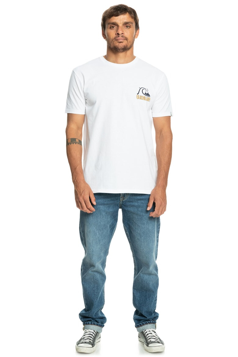 QUIKSILVER Памучна тениска Riseshine с лого - Pepit.bg