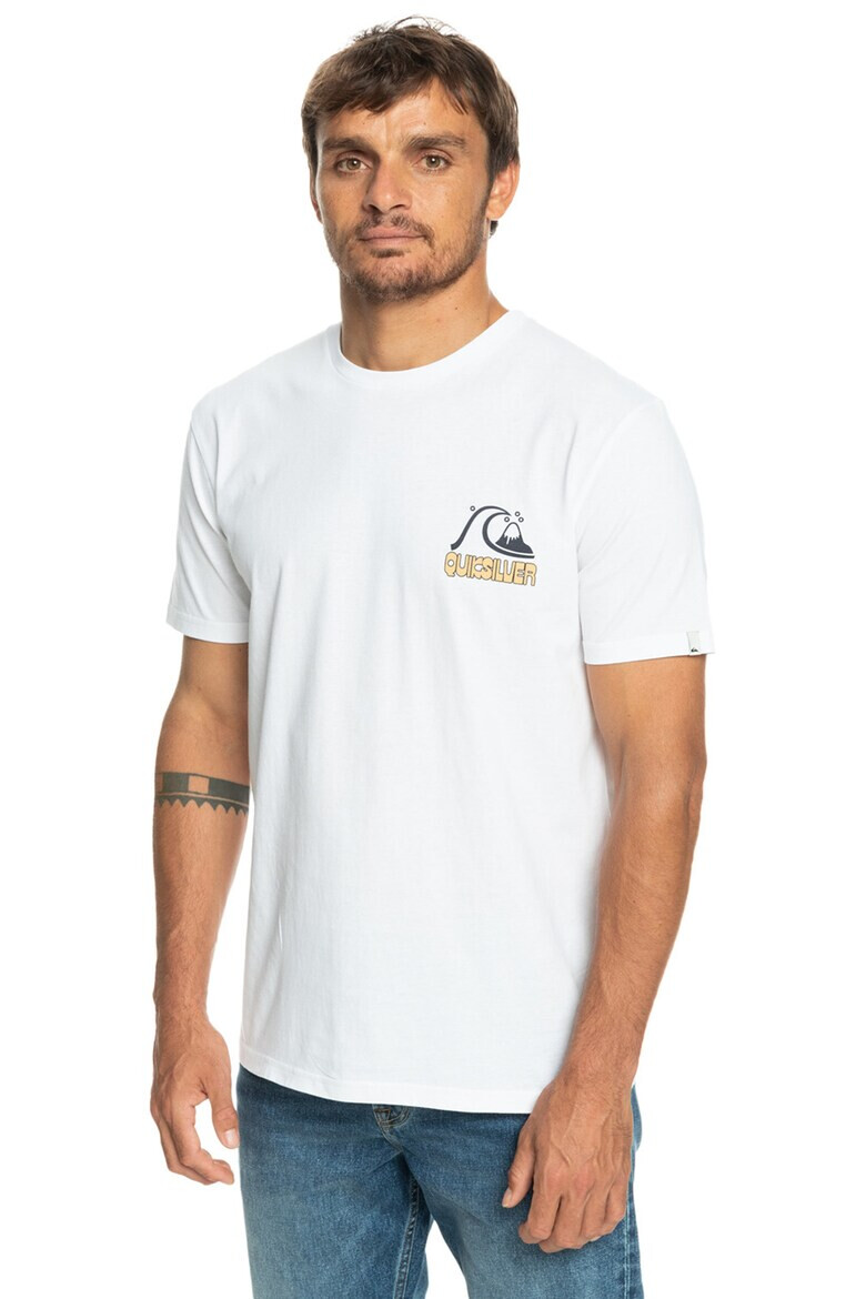 QUIKSILVER Памучна тениска Riseshine с лого - Pepit.bg