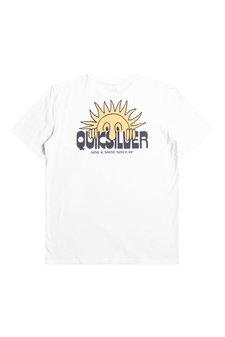 QUIKSILVER Памучна тениска Riseshine с лого - Pepit.bg