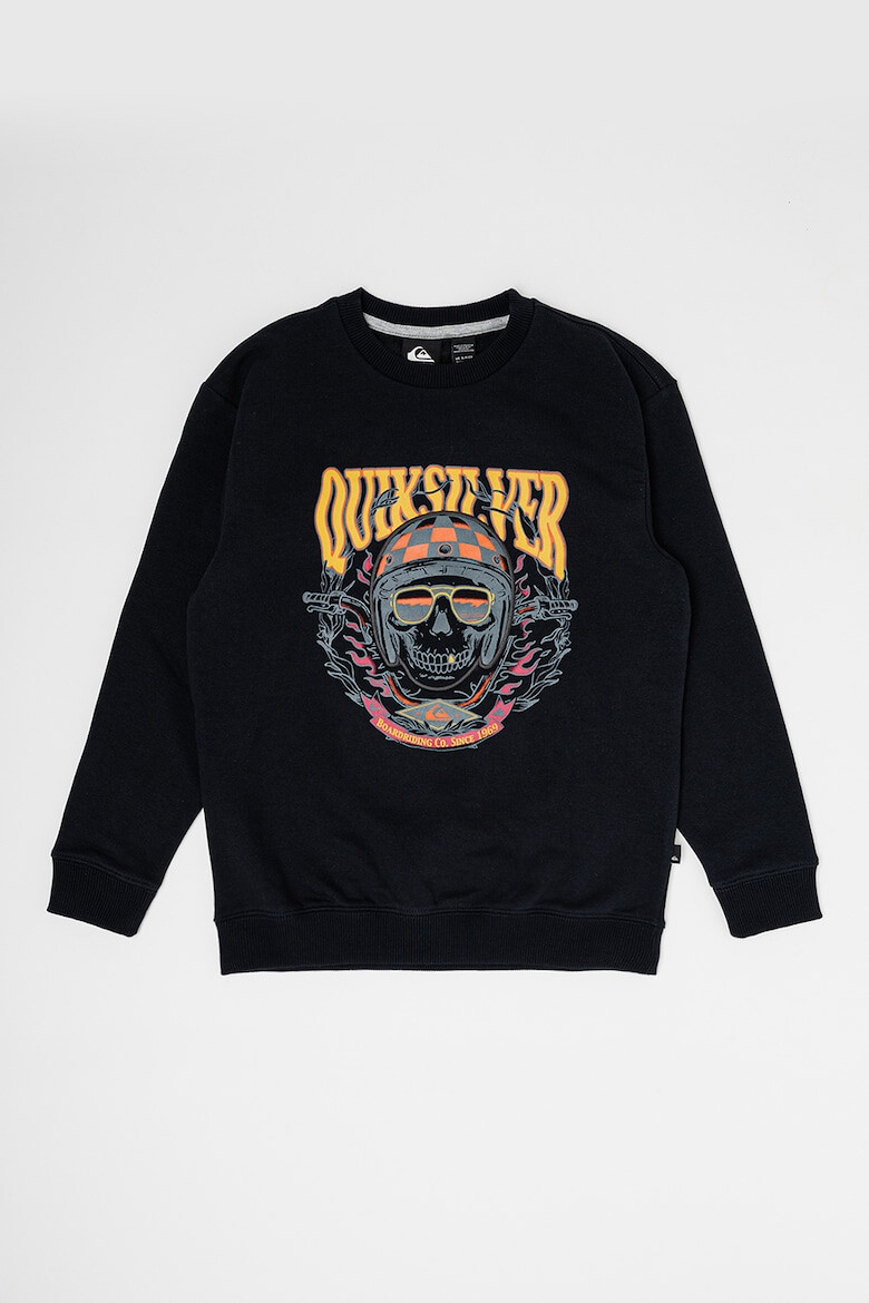 QUIKSILVER Суитшърт Bike Skulls с органичен памук - Pepit.bg