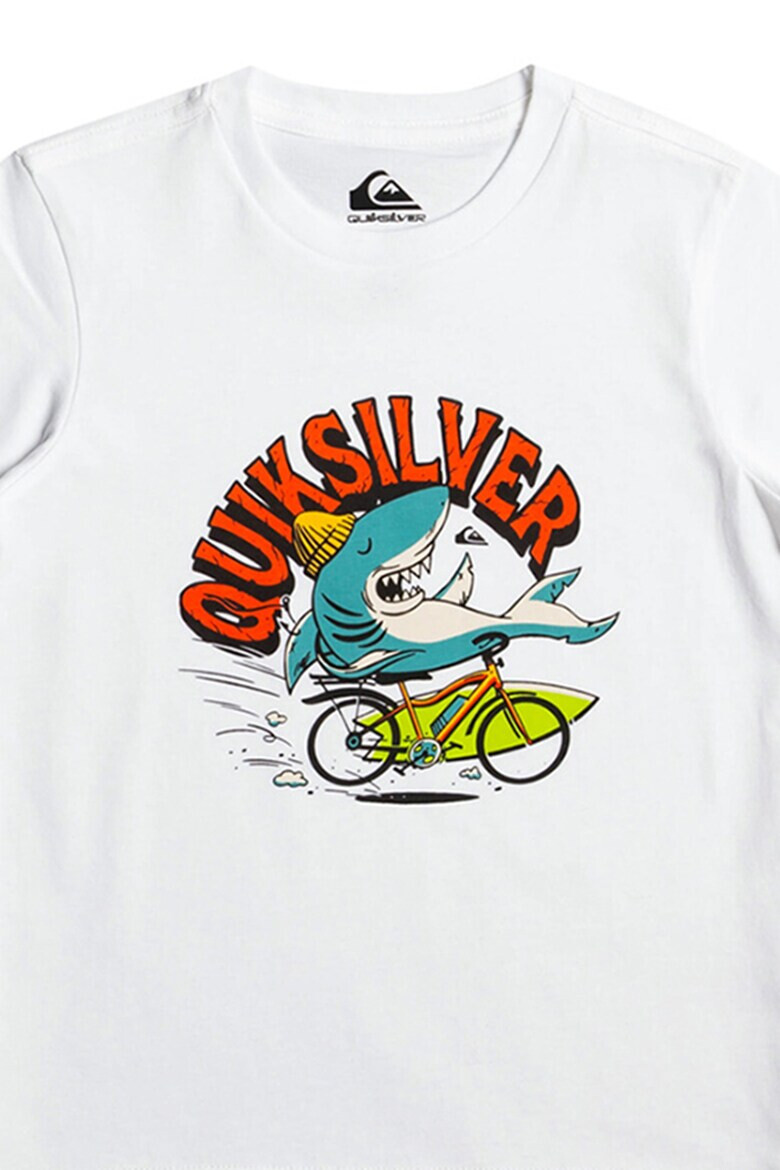 QUIKSILVER Тениска At Risk с фигурална щампа - Pepit.bg