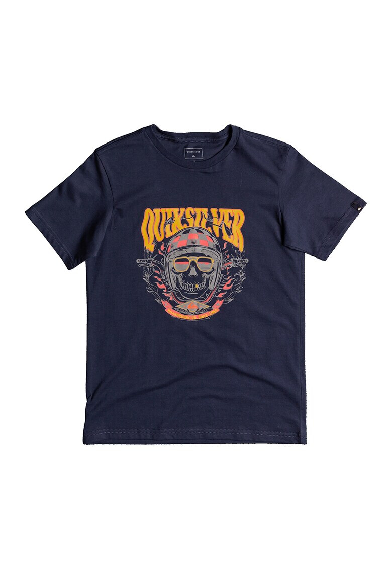 QUIKSILVER Тениска Bikerskully с фигурална щампа - Pepit.bg