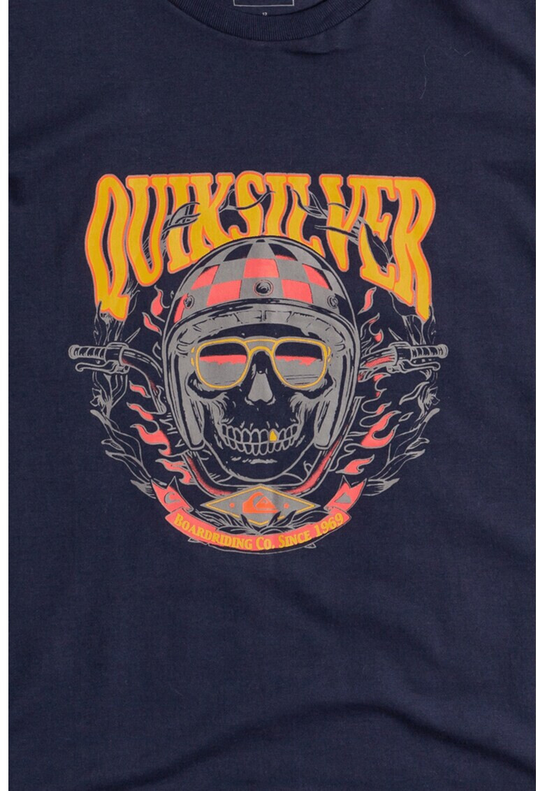 QUIKSILVER Тениска Bikerskully с фигурална щампа - Pepit.bg