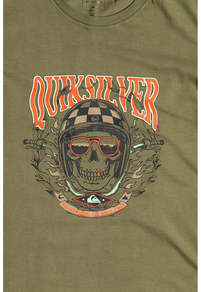 QUIKSILVER Тениска Bikerskully с фигурална щампа - Pepit.bg