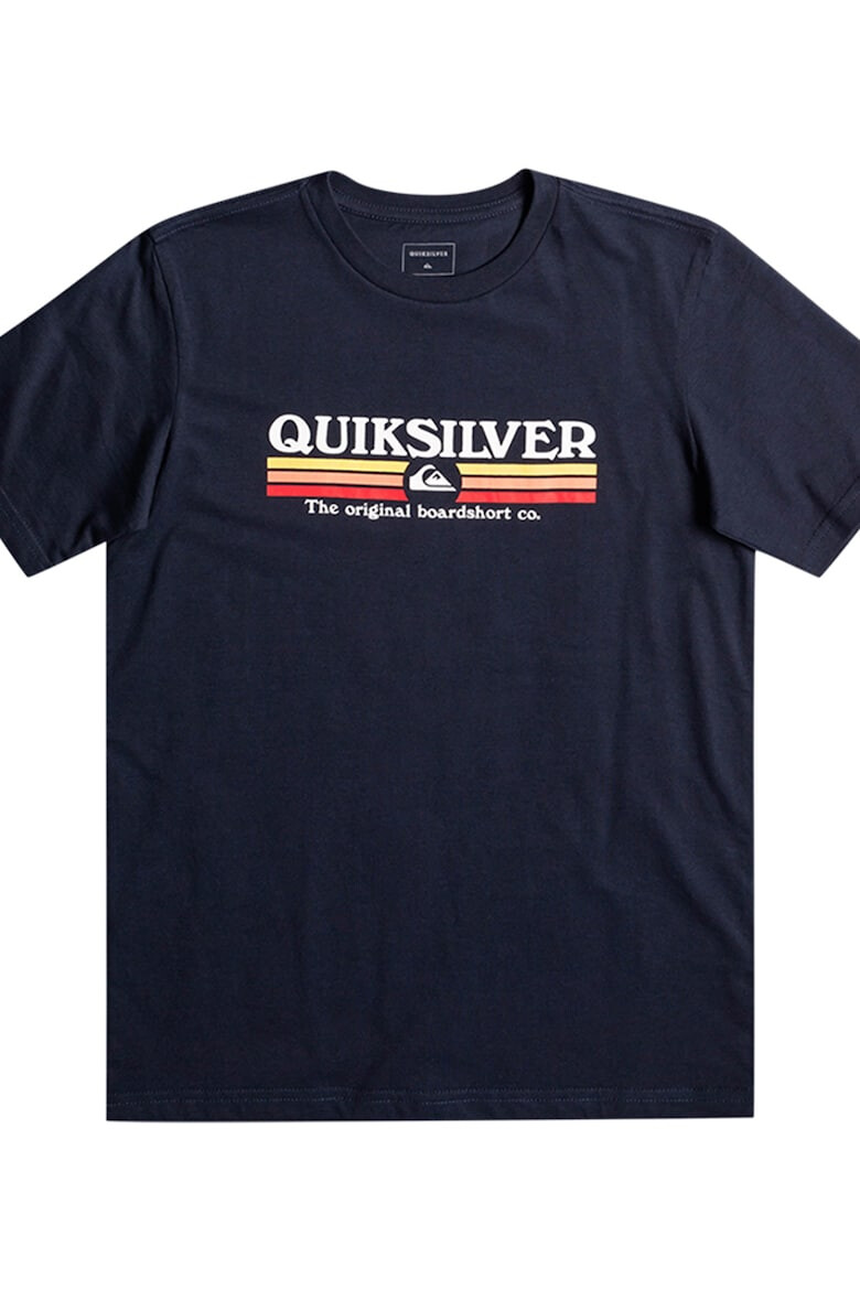 QUIKSILVER Тениска Lined Up с лого на гърдите - Pepit.bg