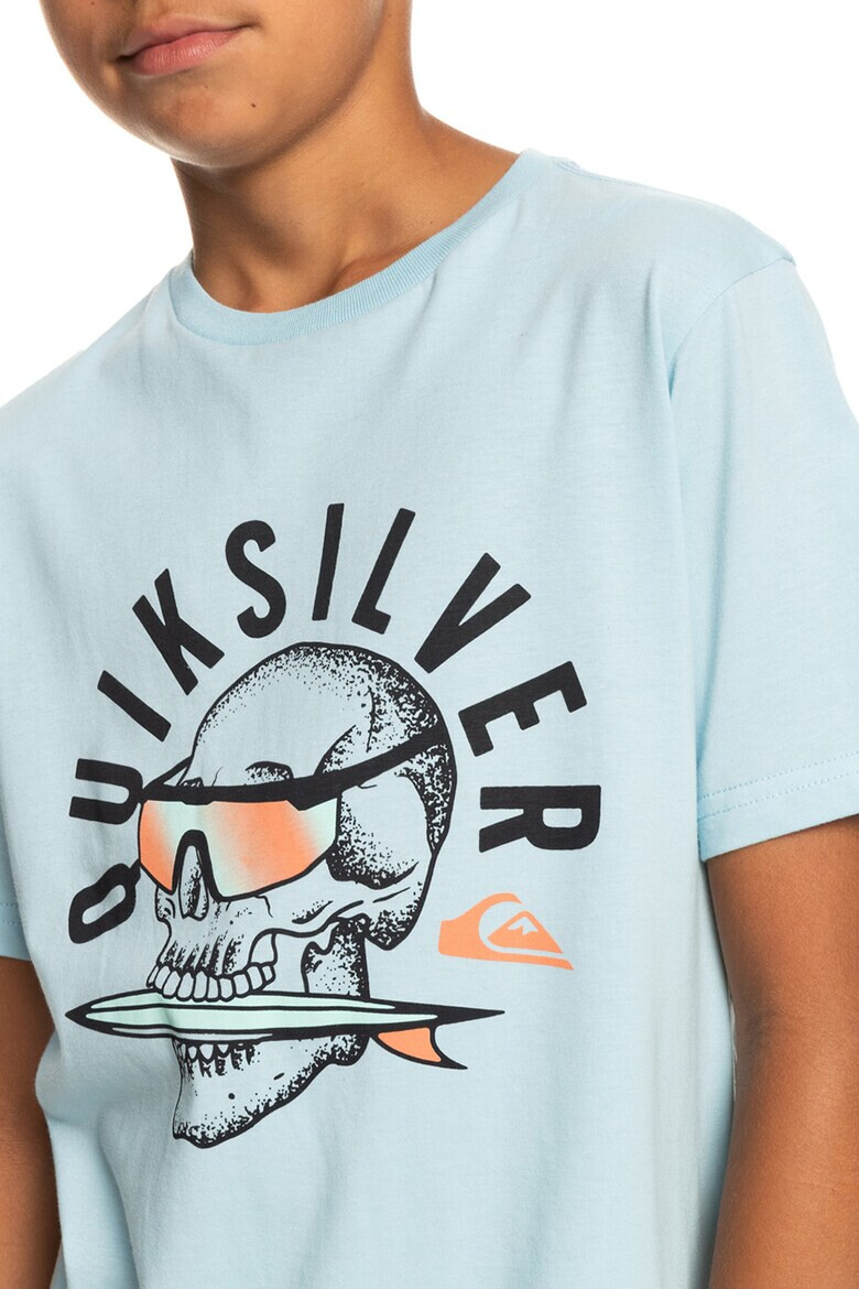 QUIKSILVER Тениска Rockin Skull с лого - Pepit.bg