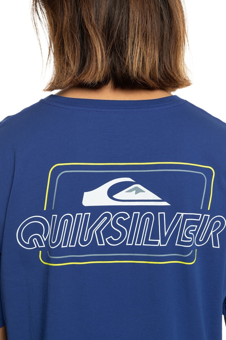 QUIKSILVER Тениска с шарка на гърба - Pepit.bg