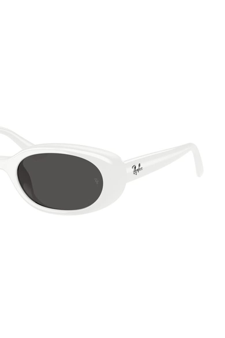 Ray-Ban Унисекс овални слънчеви очила - Бял - Pepit.bg