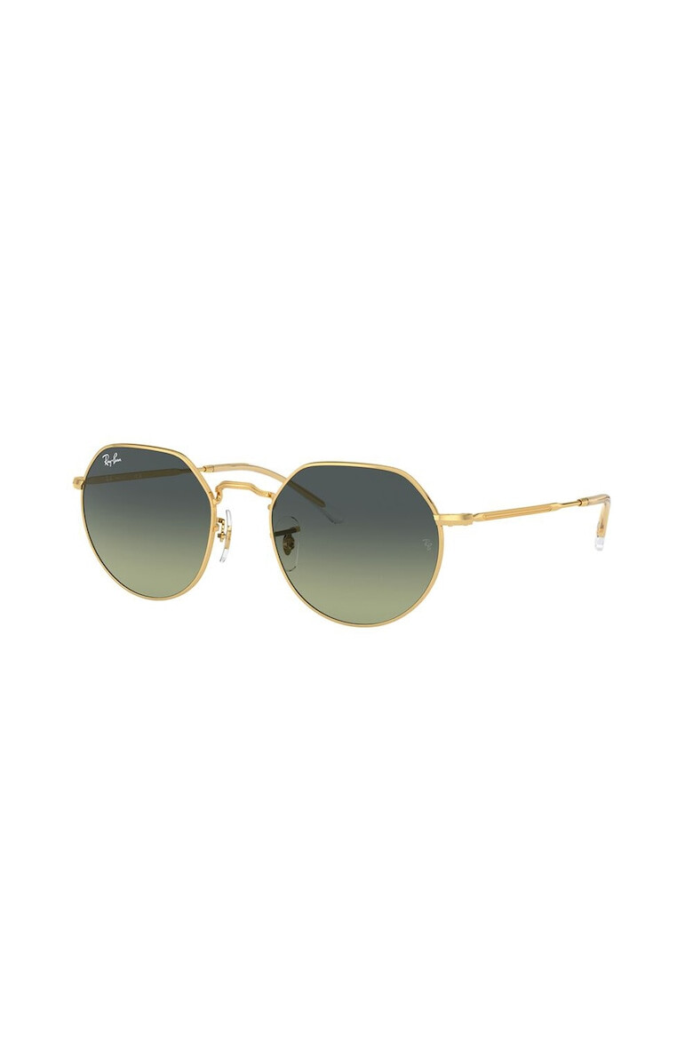 Ray-Ban Унисекс слънчеви очила Jack - Зелен/Златист - Pepit.bg