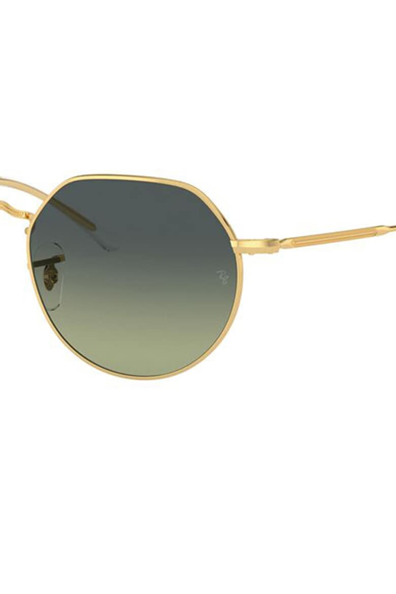 Ray-Ban Унисекс слънчеви очила Jack - Зелен/Златист - Pepit.bg