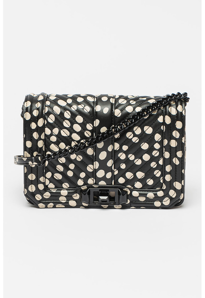 Rebecca Minkoff Кожена чанта Chevron - Pepit.bg