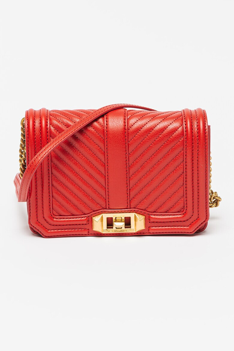 Rebecca Minkoff Кожена чанта Chevron с капаче - Pepit.bg